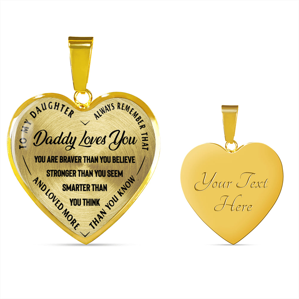 Daddy Loves You Necklace
