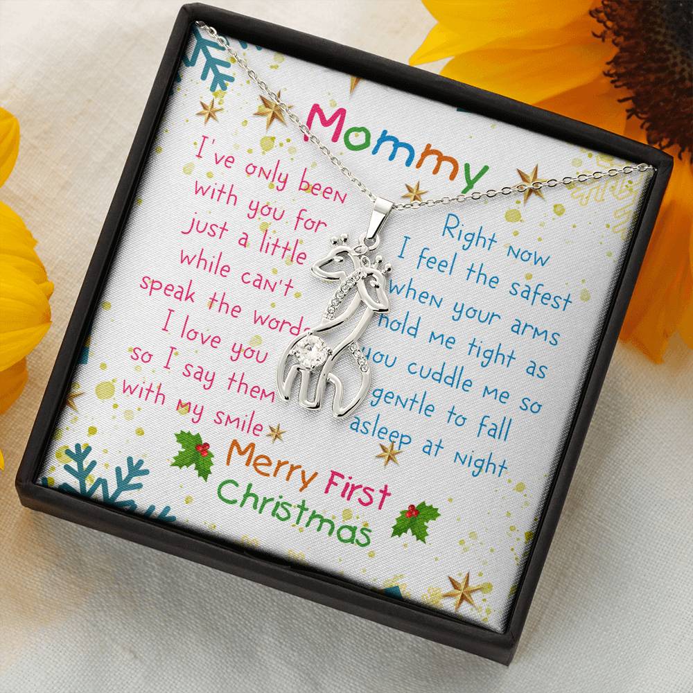 An Chéad Nollaig Shona Ní raibh mé ach leat le haghaidh muince beag sioráf