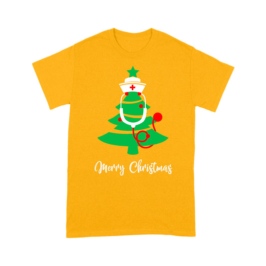 Nollaig Shona Altra Stethoscope Crann Nollag Tee Shirt Bronntanas Don Nollaig
