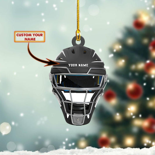 Custom Name Baseball Helmet Car Ornament - Best gifts your whole family