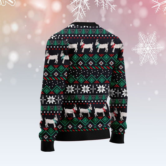Cute Goat Ugly Christmas Sweater, Christmas Ugly Sweater, Christmas Gift, Gift Christmas 2024