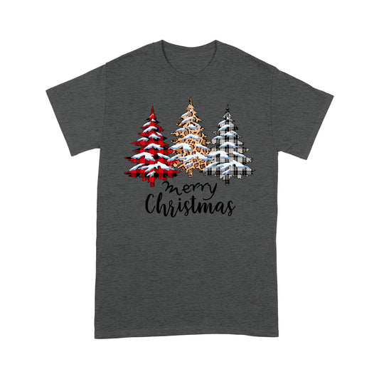 Have A Merry Christmas With Knitting And Leopard Pattern Tee Shirt Gift For Christmas
