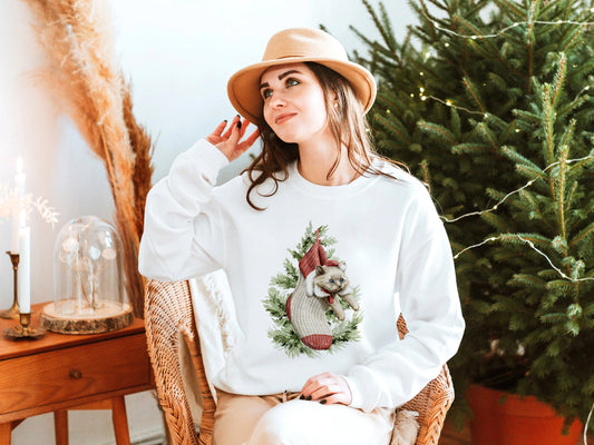 Cat Socks Christmas Vintage Graphic Sweatshirt, Christmas Shirt,Christmas sweatshirt,Christmas Gift