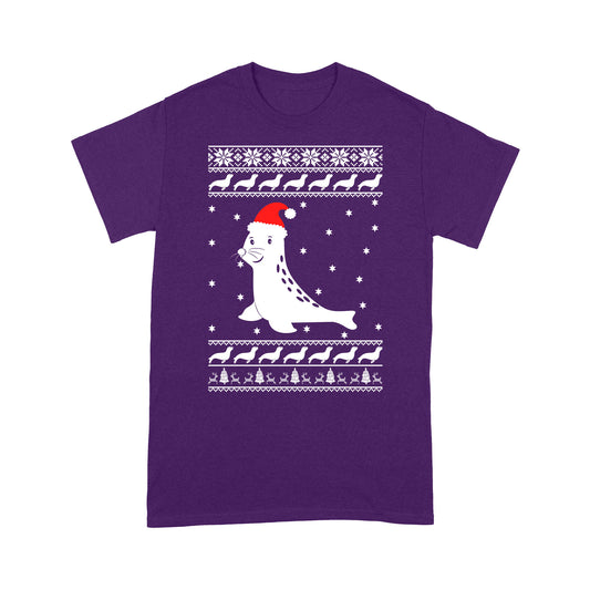 Funny Christmas SEAL Xmas Ugly Gift Tee Shirt Gift For Christmas