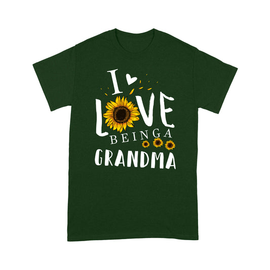 I love being a grandma T shirt Family Tee - Standard T-shirt Tee Shirt Gift For Christmas