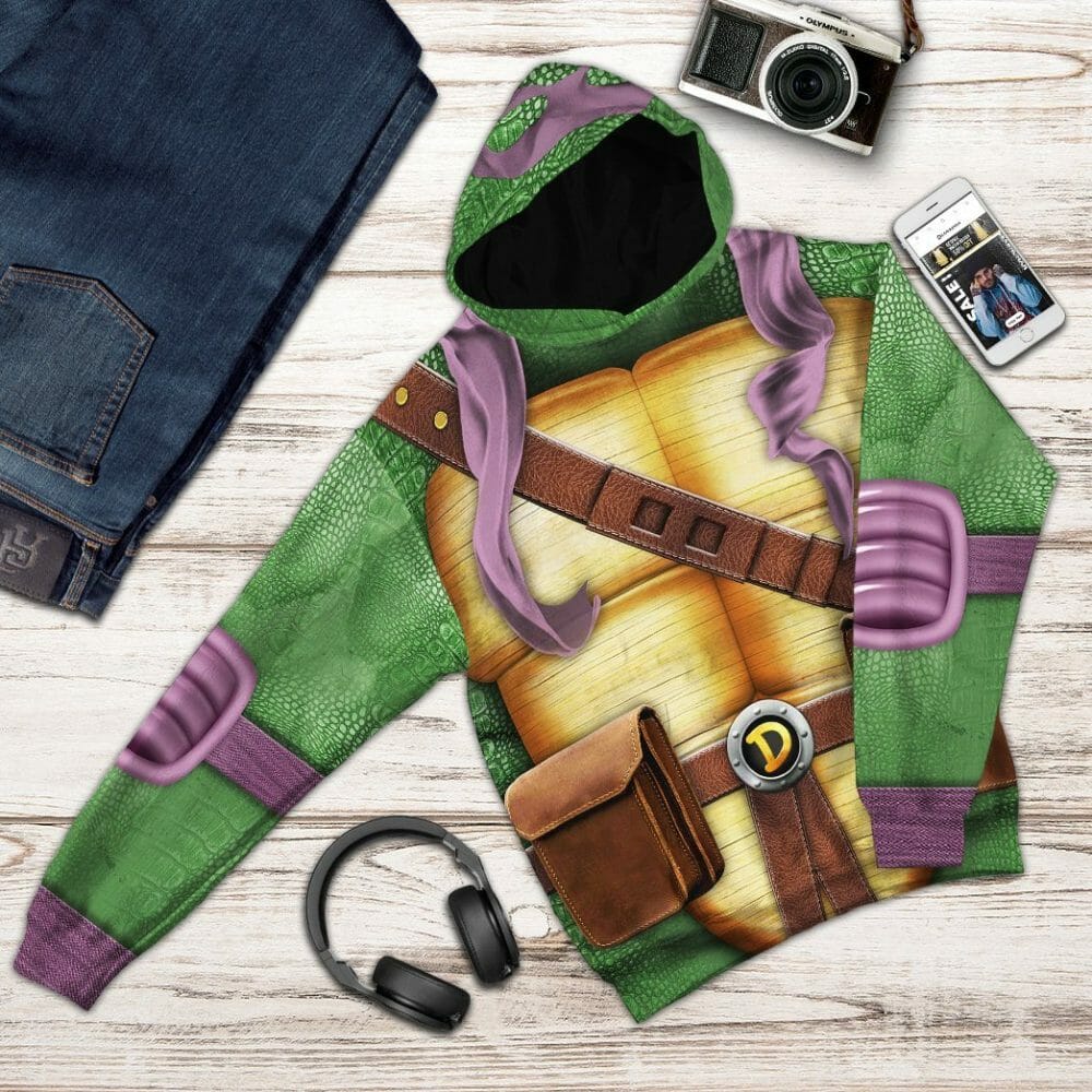 3D Donatello TMNT Don Donnie Cosplay Custom Tshirt Hoodie Apparel