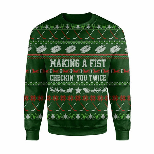 Hockey Christmas - 3D All Over Printed Shirt Tshirt Hoodie Apparel
