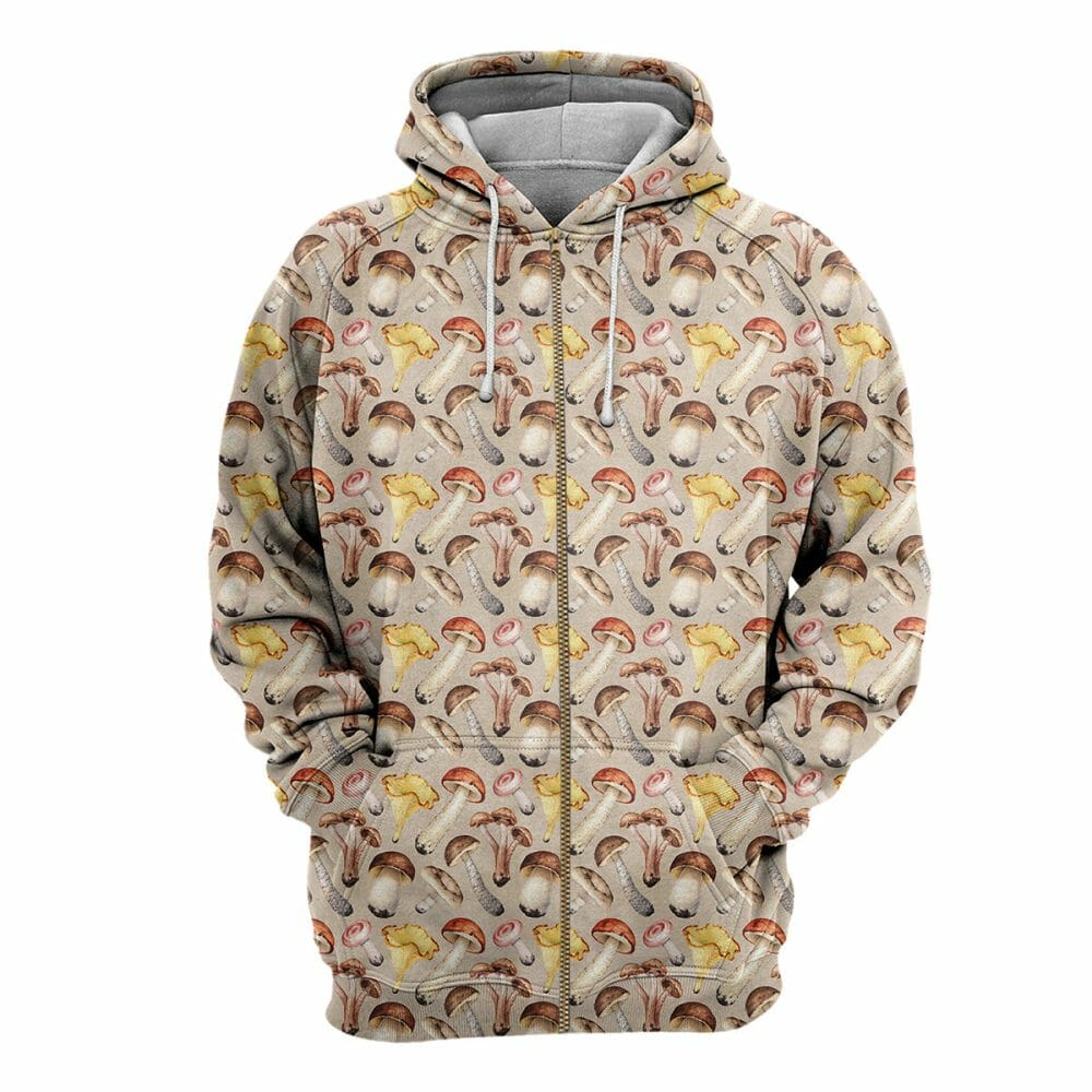 Mushroom - 3D All Over Printed Shirt Tshirt Hoodie Apparel