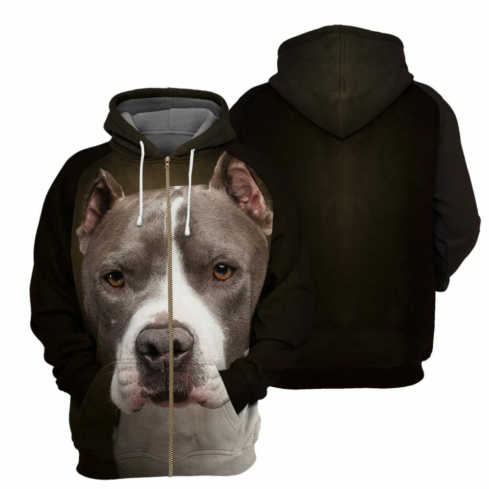Pitbull - 3D All Over Printed Shirt Tshirt Hoodie Apparel
