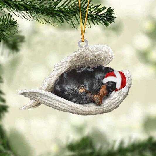 Gordon Setter Sleeping Angel Christmas Ornament Godmerc - Best gifts your whole family