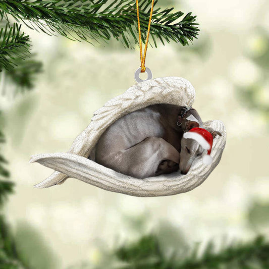 Greyhound Sleeping Angel Christmas Ornament Dog Christmas Hanging Ornament - Best gifts your whole family