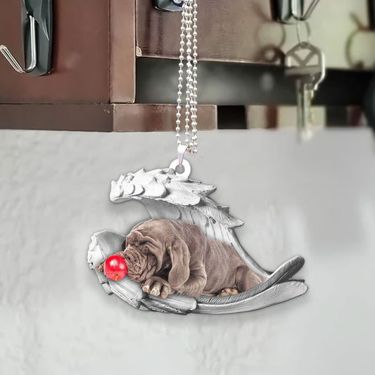 Ornaments- Cane Corso- Sleeping Angel-Two Sided Ornament, Dog Ornaments, Car Ornament - Best gifts your whole family