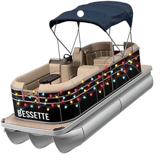 Personalized Christmas Pontoon Ornament, Pontoon Boat Custom Ornament, Pontoon Lover Gift For Him, Pontoon Accessories, Christmas Gift - Best gifts your whole family