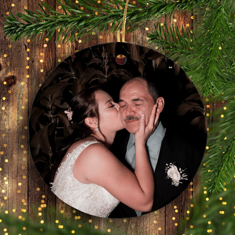 Labhraíonn M'Aigne Fós Leat Agus Tá Mo Chroí fós Ag Breathnú Ort Ornáid Phearsanta, Ornáid Saincheaptha na Nollag, Smaoineamh Bronntanas Teaghlaigh Cuimhneacháin na Nollag