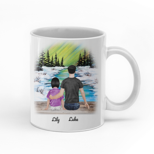 To My Father You Will Always Be My Loving Father personalised gift customized mug coffee mugs gifts custom christmas mugs