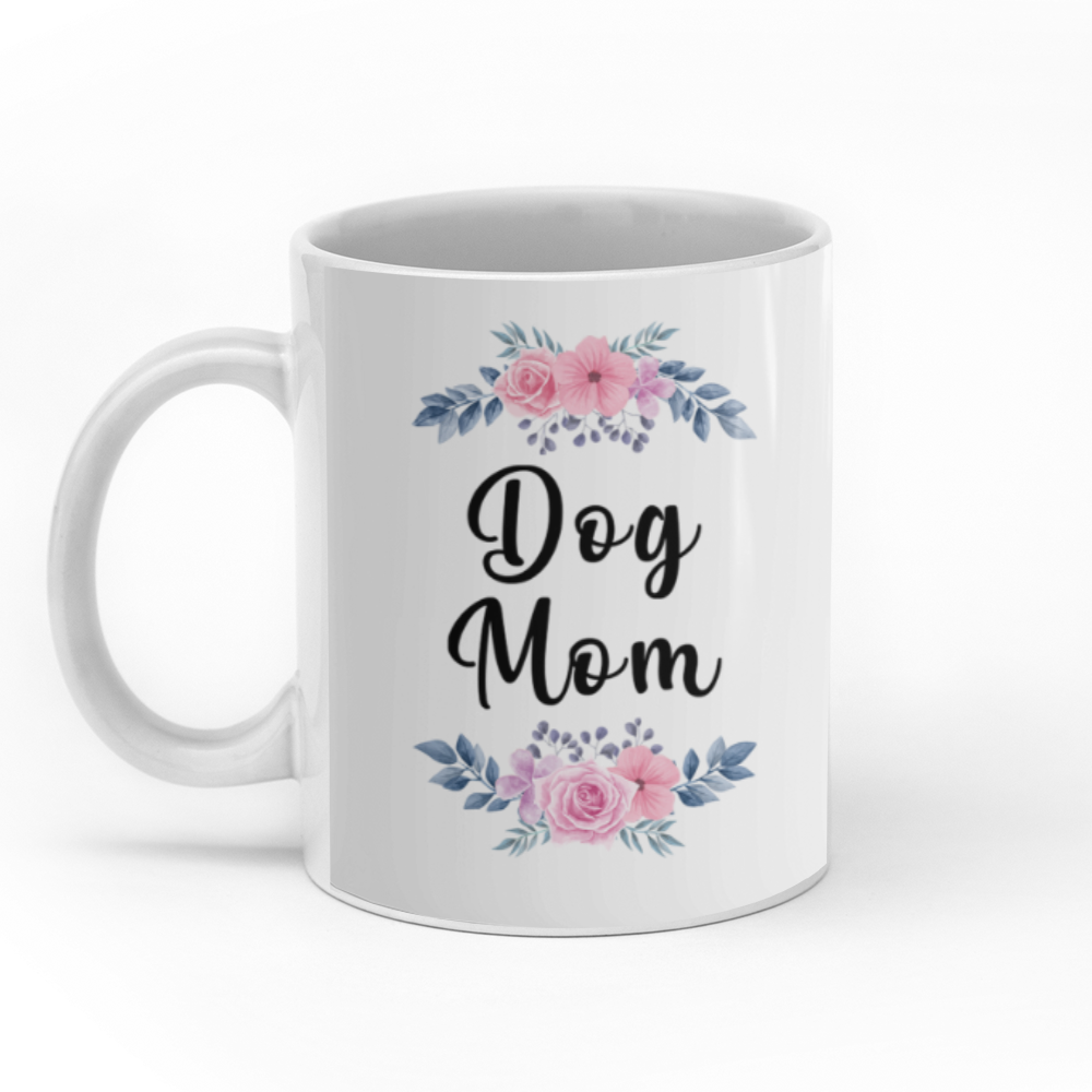 Dog Mom custom christmas mugs