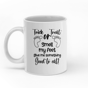 Trick Or Treat Give Me Something To Eat personalised gift customized mug coffee mugs gifts custom christmas mugs