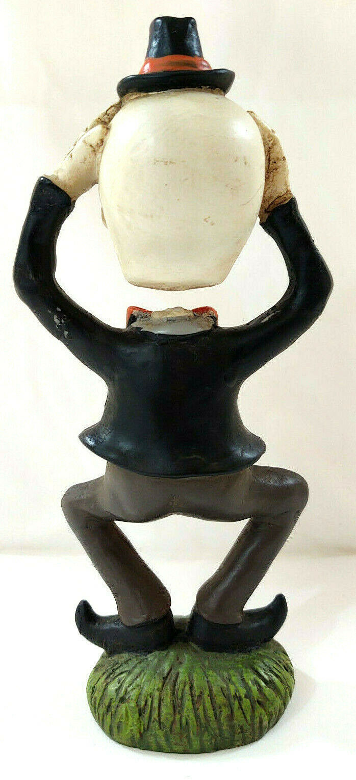 Comedy Skeleton Statue Horror Gothic Halloween Vintage Style Skull Figurine Gift