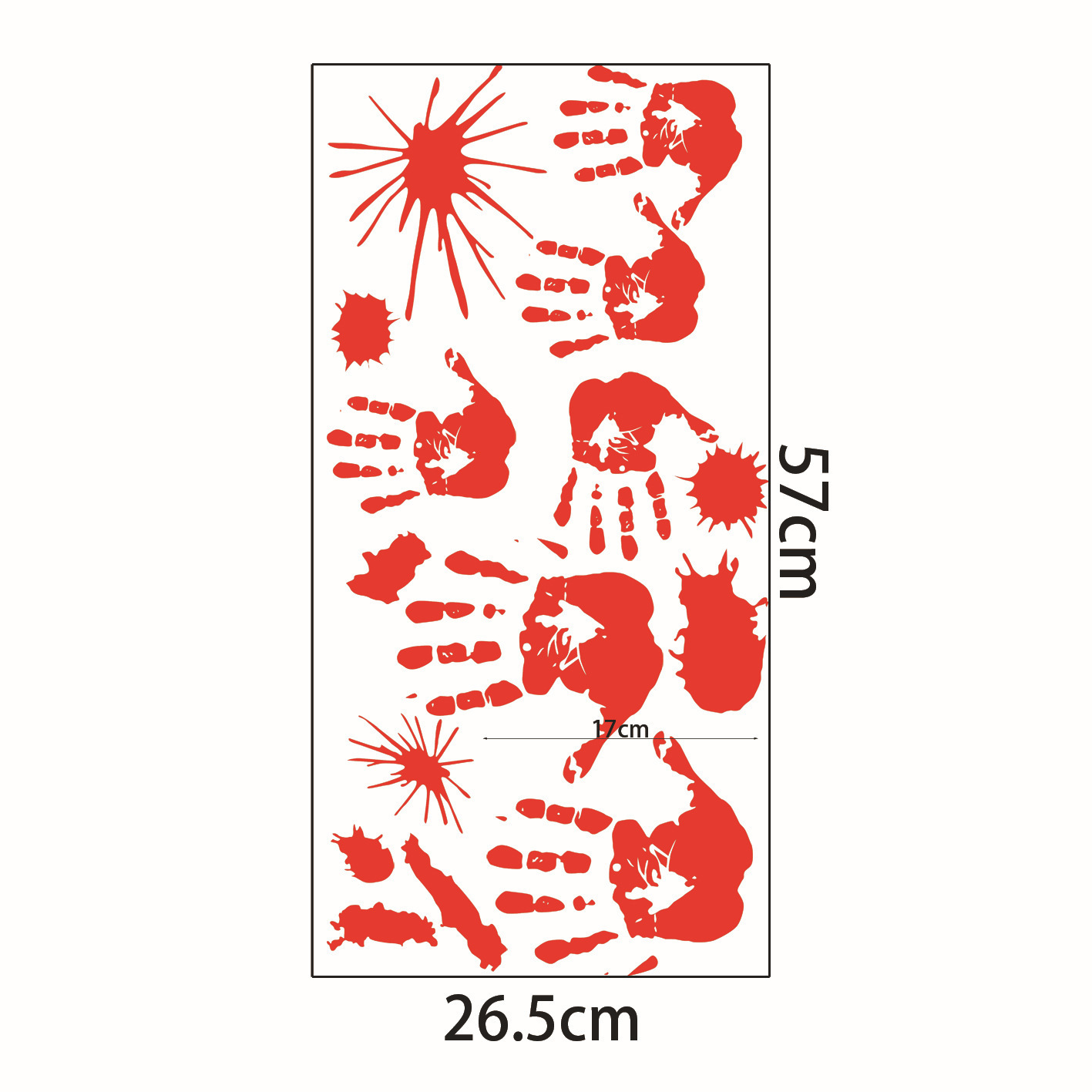 Halloween Decorations Banner Horror Window Ghost Zombie Home Hunted House Decor