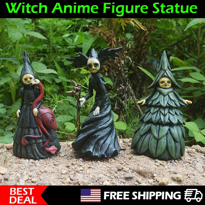 Halloween Statue Witches Decoration Horror Props Hot Sale Nightmare Witch