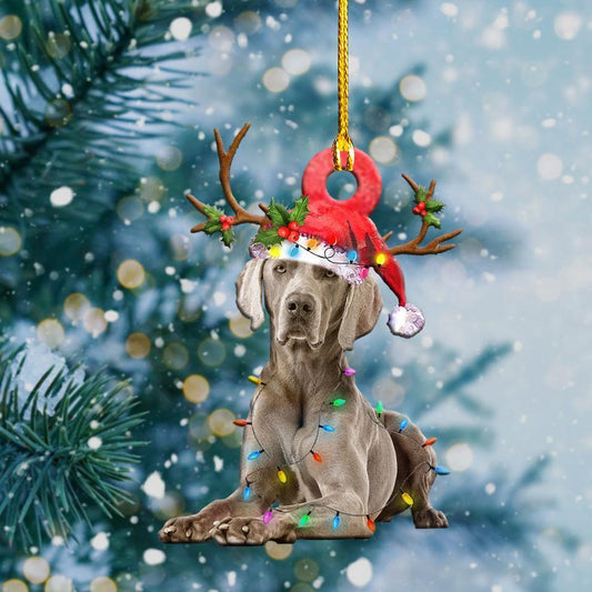 Weimaraner Christmas Shape Ornamentz - Best gifts your whole family