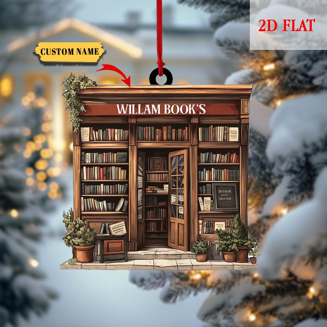 Custom Flat 2D Ornament