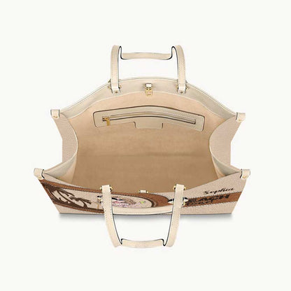 Beach Please - Personalized Sea Lover Leather Handbag