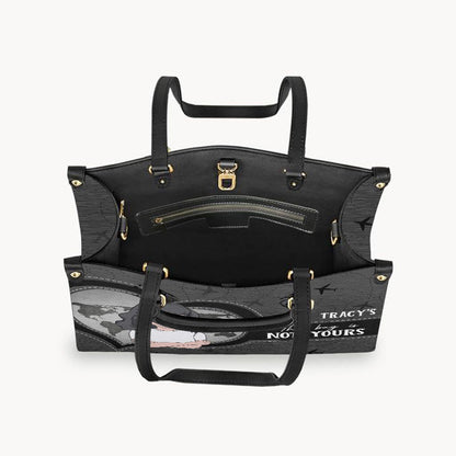 This Bag Is Not Yours - Personalized Travelling Leather Handbag