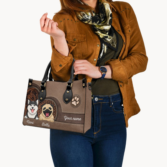 Dog Lover - Personalized Dog Leather Handbag