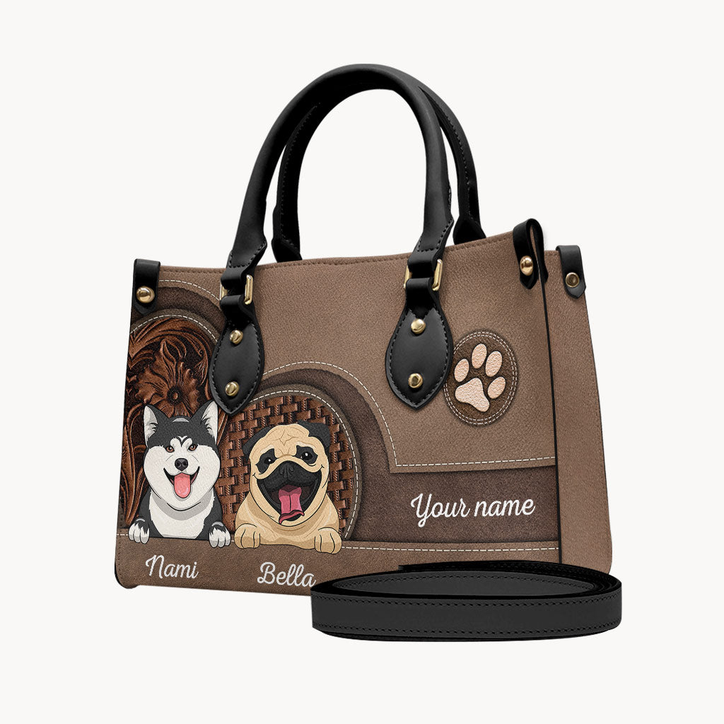 Dog Lover - Personalized Dog Leather Handbag