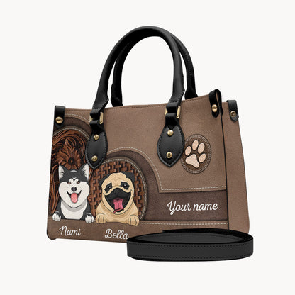 Dog Lover - Personalized Dog Leather Handbag