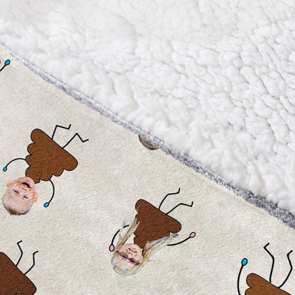 Grandma's Little Cuties - Personalized Mother's Day Grandma Blanket Hoodie