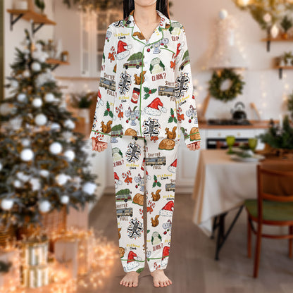 Funny Christmas Vacation Pajama Set – Holiday Humor Pajamas | Cozy Pajama Gift Set, Cute Pajamas for My Love, Family Pajamas for Women, Men, Kids & Youth HPRPJMADL-36