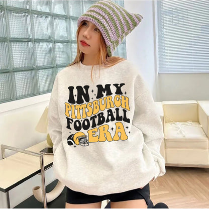 Pittsburgh A FOOTBALL Sweatshirt, Pittsburgh A FOOTBALL Shirt Retro Style 90s Vintage Unisex Crewneck, Graphic Tee Gift For Football Fan Sport