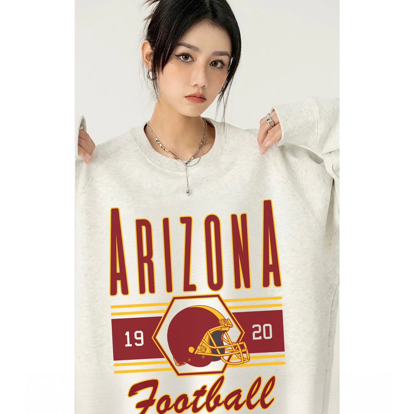 Arizona Football Sweatshirt, Arizona Shirt Retro Style 90s Vintage Unisex Crewneck, Graphic Tee Gift For Football Fan Sport