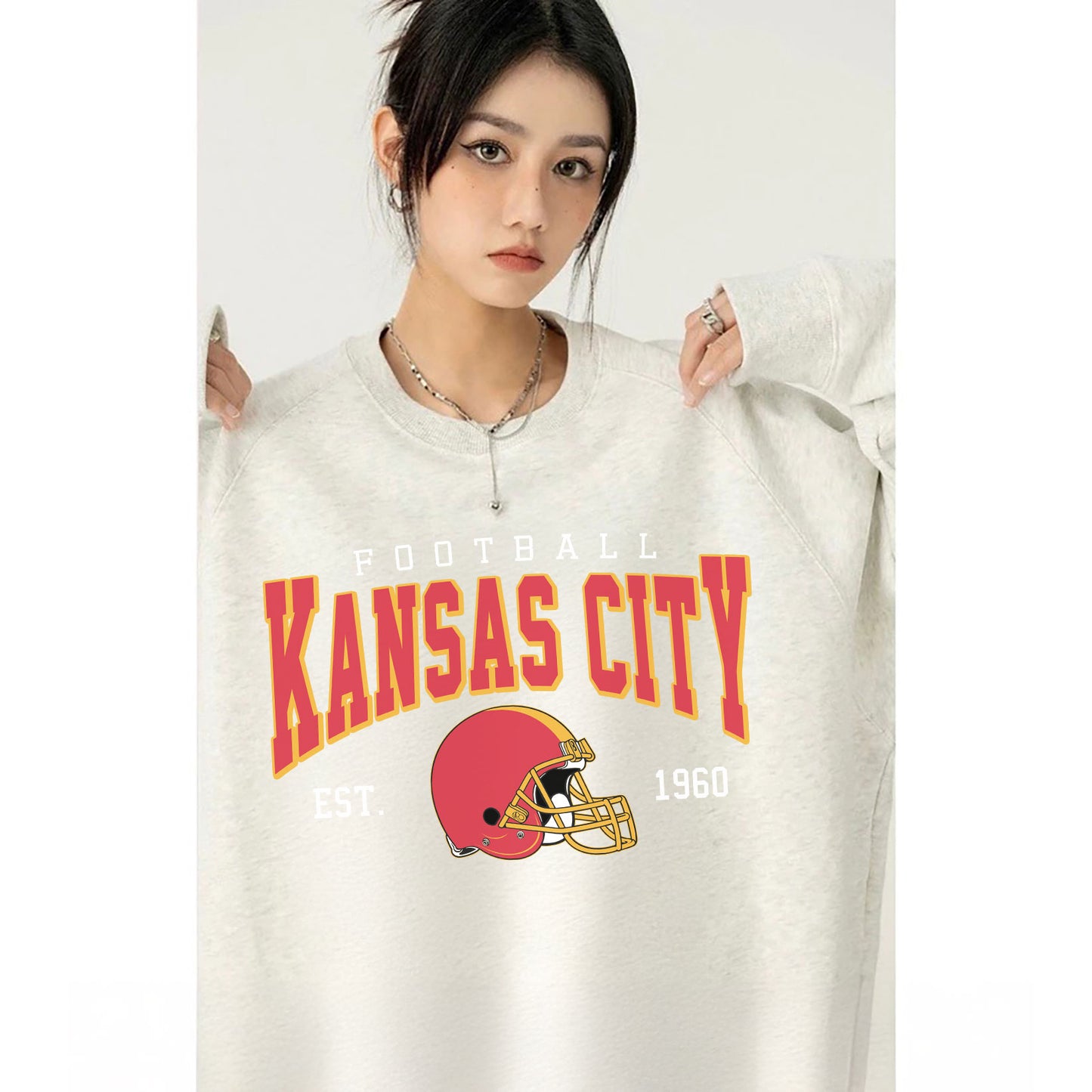Kansas City A FOOTBALL Sweatshirt, Kansas City A FOOTBALL Shirt Retro Style 90s Vintage Unisex Crewneck, Graphic Tee Gift For Football Fan Sport