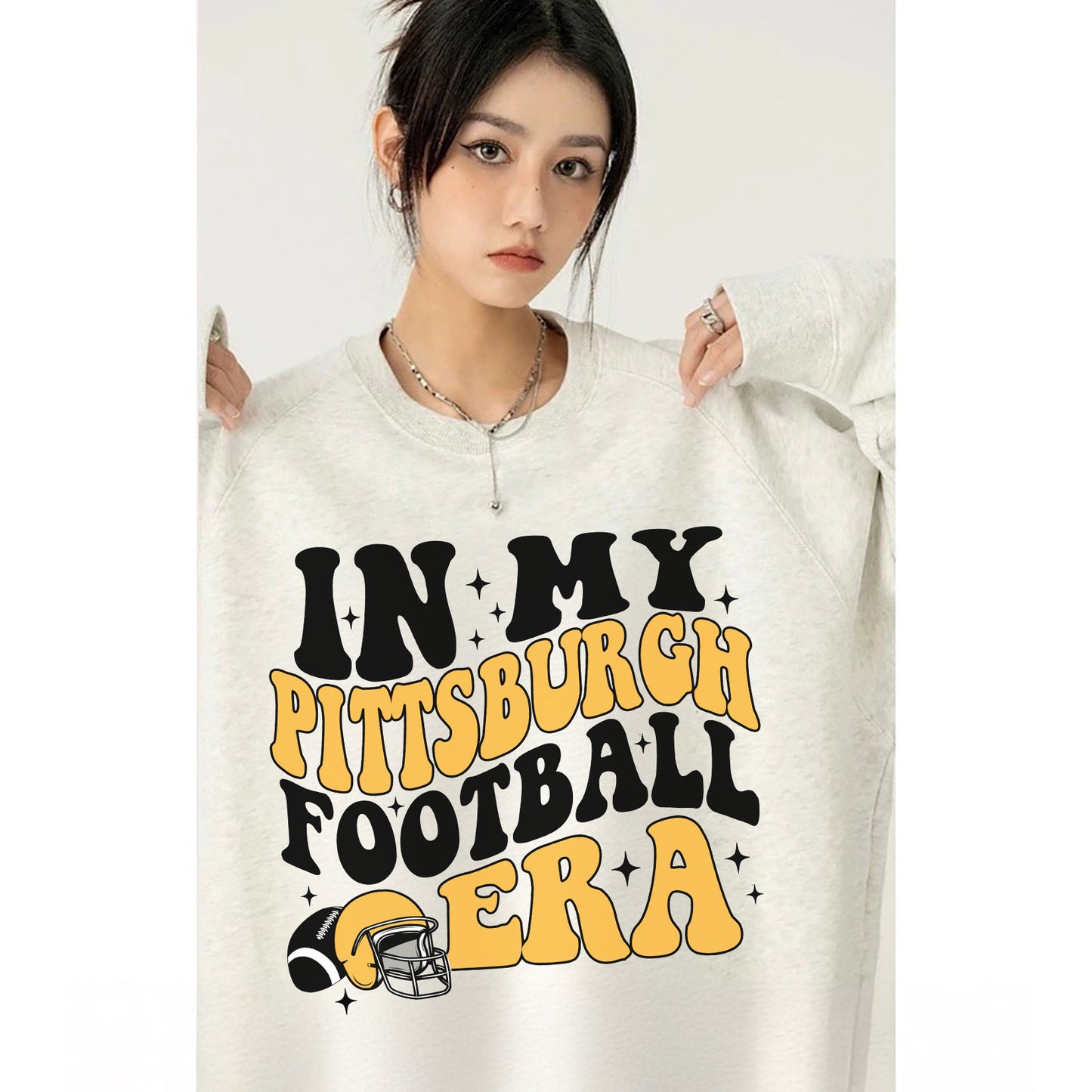Pittsburgh A FOOTBALL Sweatshirt, Pittsburgh A FOOTBALL Shirt Retro Style 90s Vintage Unisex Crewneck, Graphic Tee Gift For Football Fan Sport