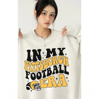 Pittsburgh A FOOTBALL Sweatshirt, Pittsburgh A FOOTBALL Shirt Retro Style 90s Vintage Unisex Crewneck, Graphic Tee Gift For Football Fan Sport