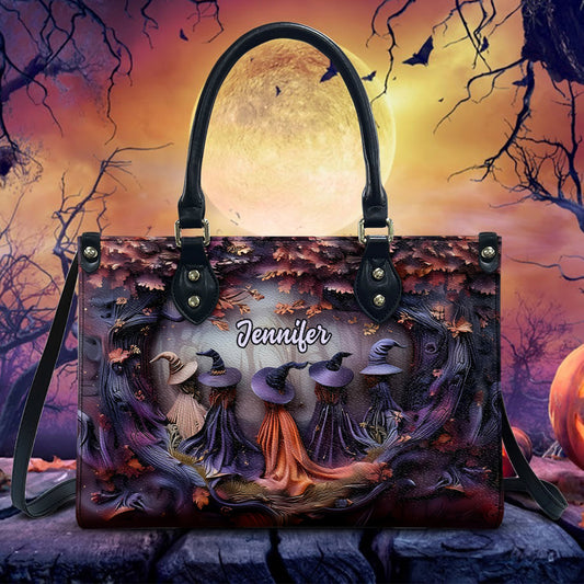 Beautiful Witches - Personalized Witch Leather Handbag