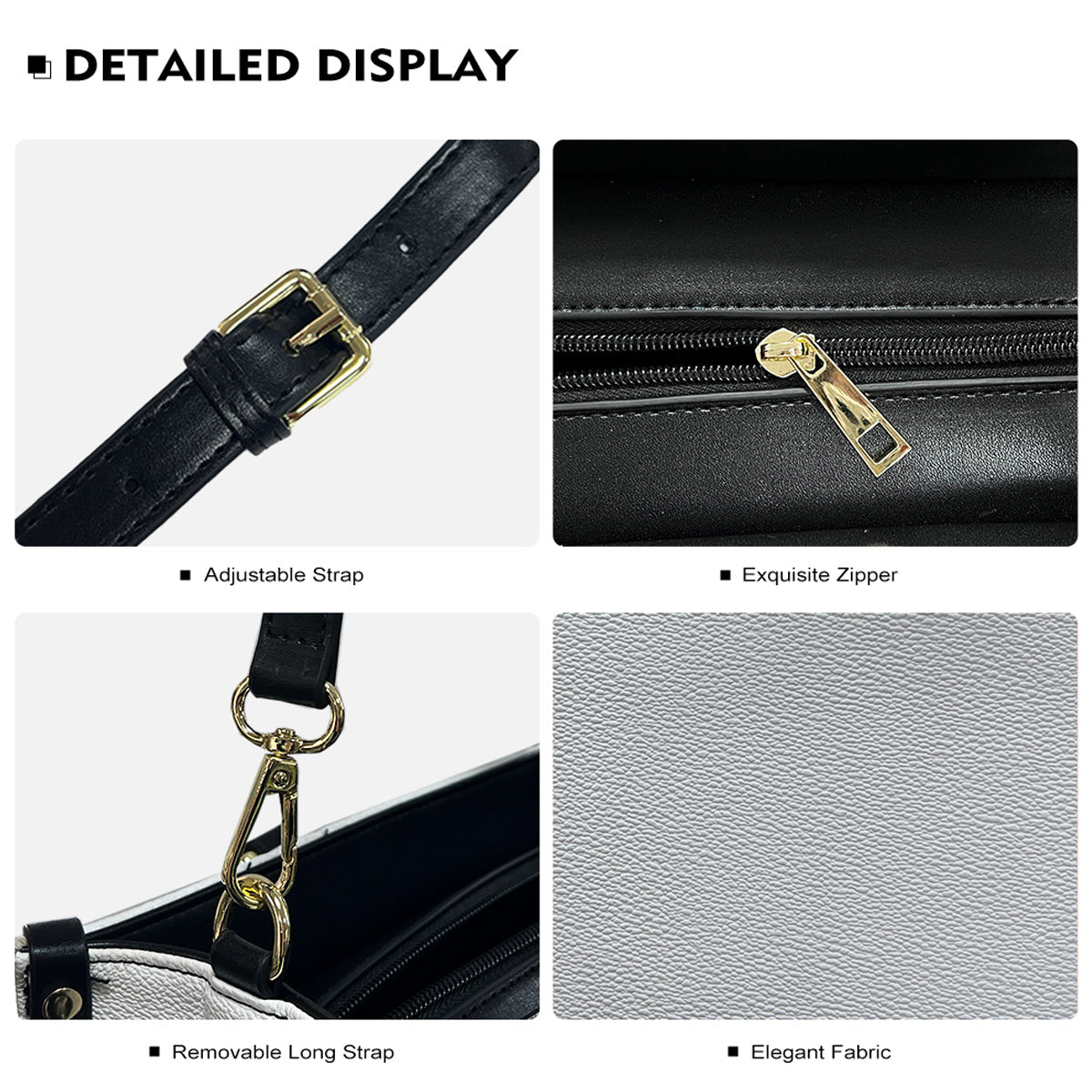 Grandma Nana Mama - Personalized Grandma Leather Handbag