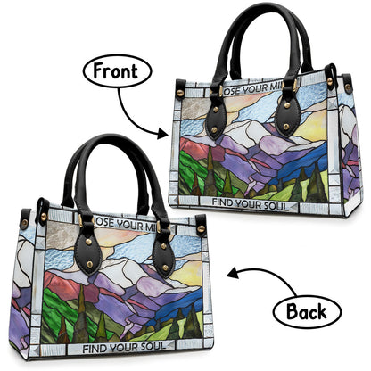 Lose Your Mind - Hiking Leather Handbag