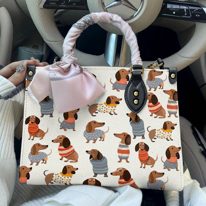 Dachshund Leather Bag Cuteness Overload
