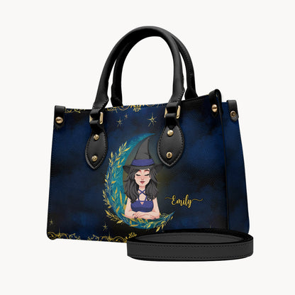 Don't F With My Energy - Personalized Witch Leather Handbag