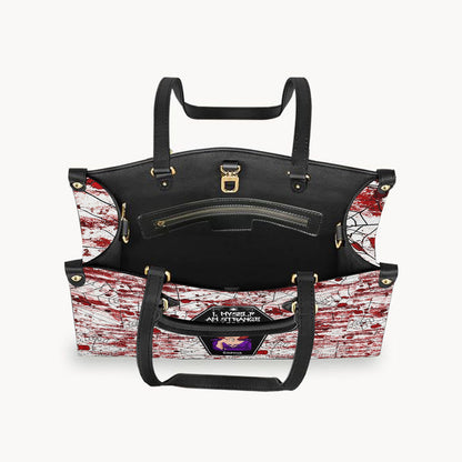 I Myself Am Strange and Unusual - Personalized Witch Leather Handbag