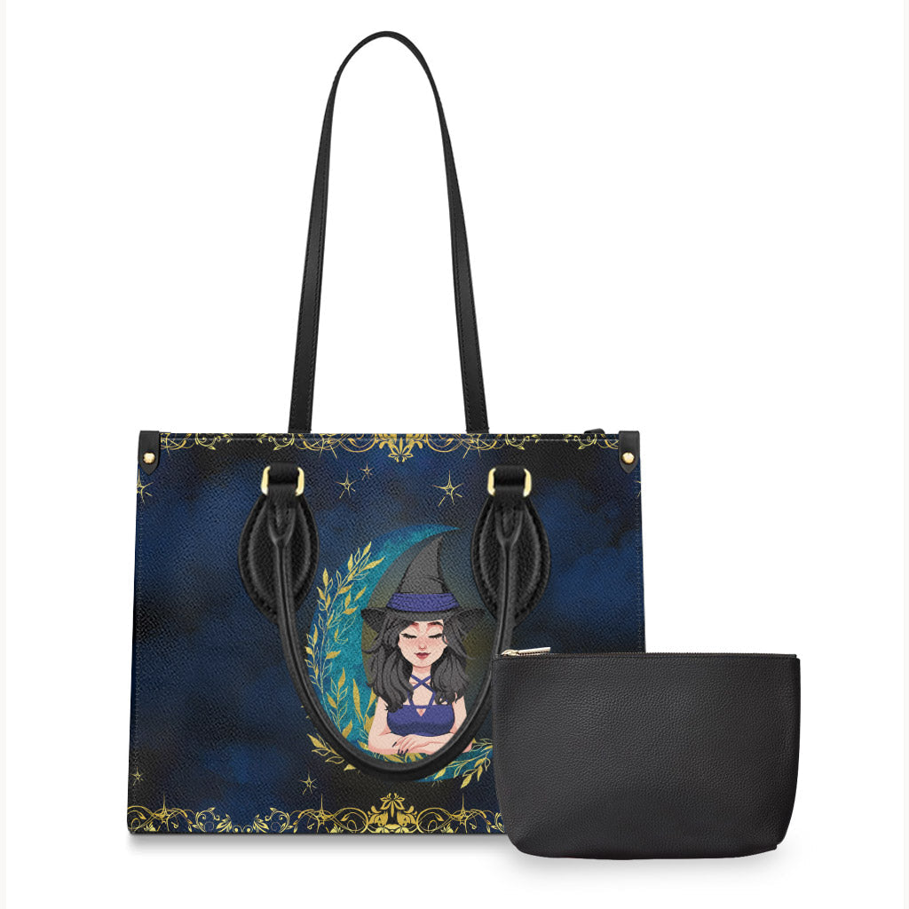 Don't F With My Energy - Personalized Witch Leather Handbag
