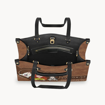 What A Beautiful Thing - Personalized Horse Leather Handbag