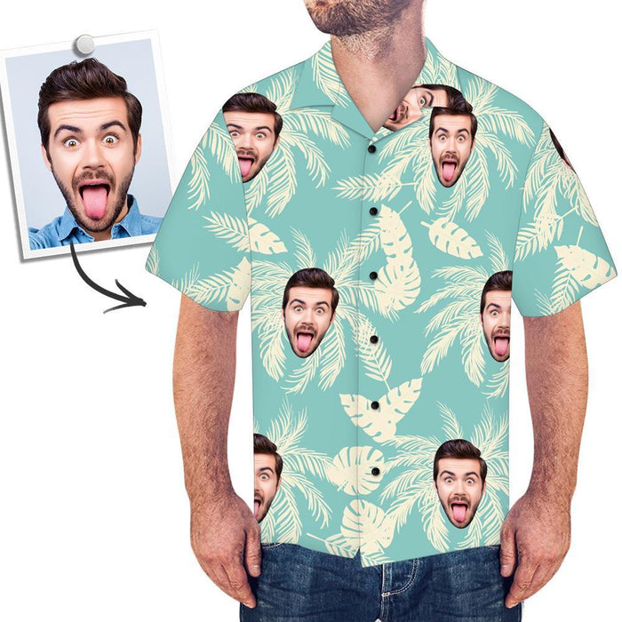 Custom Hawaiian Shirts Simple Color Matching Personalized Aloha Beach Shirt For Men