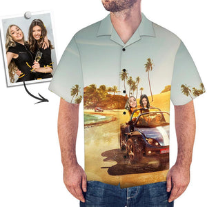 Custom Face Hawaiian Shirt Men's All Over Print Shirt