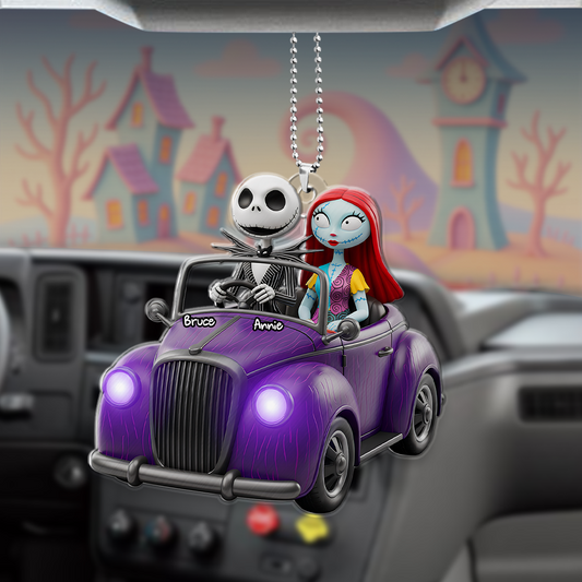 Forever Ride Car Ornament Personalized Gifts For Couple