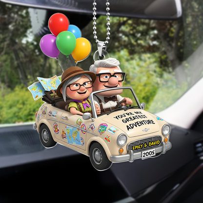Couple Car Ornament - Personalized Gifts For Couple